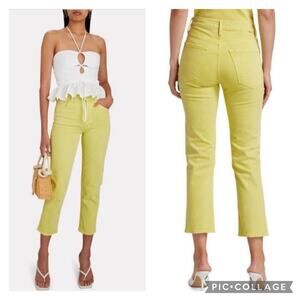 Mother Superior Tomcat Jeans Citron Green Size 26